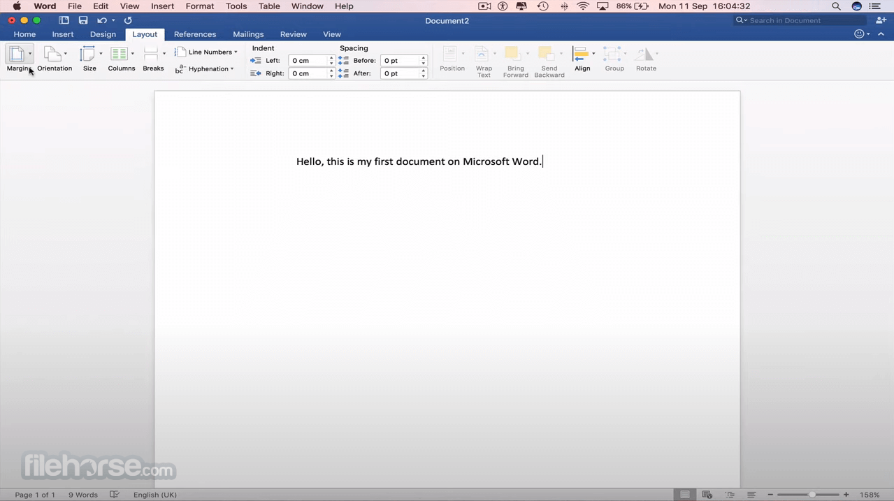 current version of microsoft word for mac